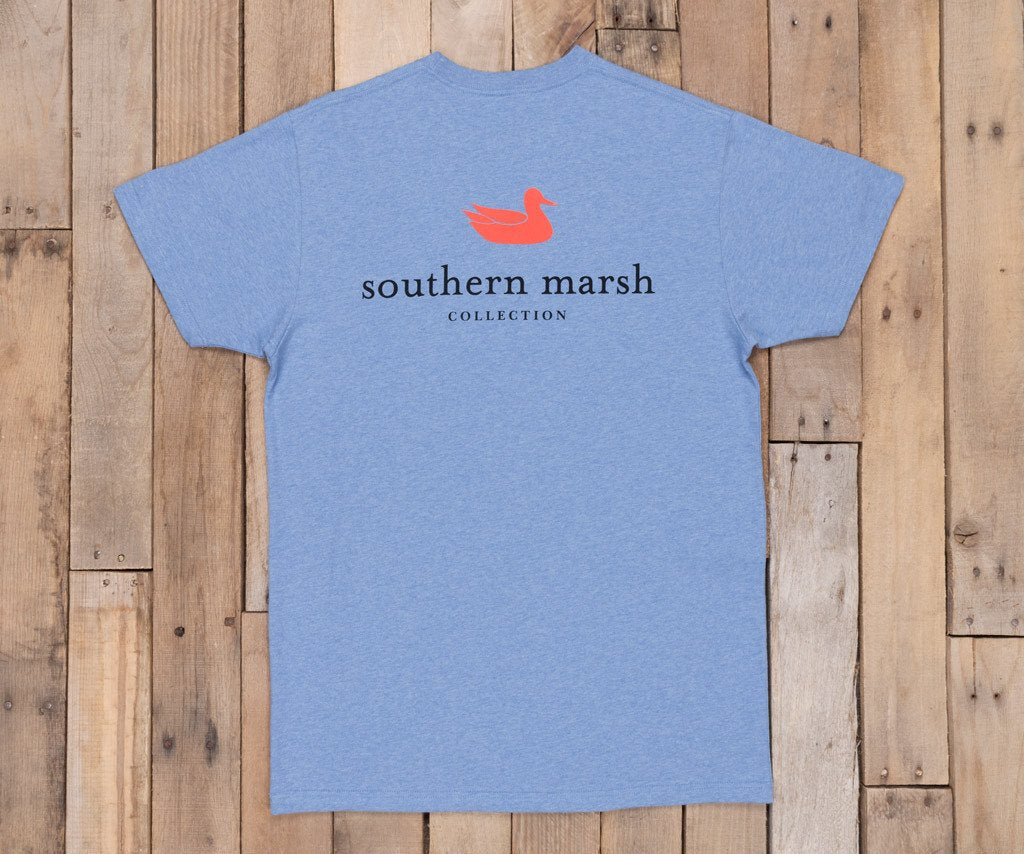 Washed Blue Heather | Authentic Vibrant Tee Heather | Short Sleeve