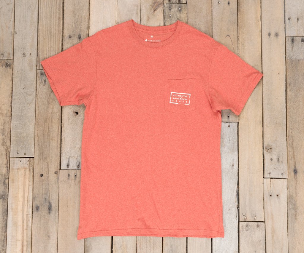 Washed Red Heather | Authentic Vibrant Tee Heather | Short Sleeve | Front