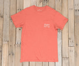 Washed Red Heather | Authentic Vibrant Tee Heather | Short Sleeve | Front
