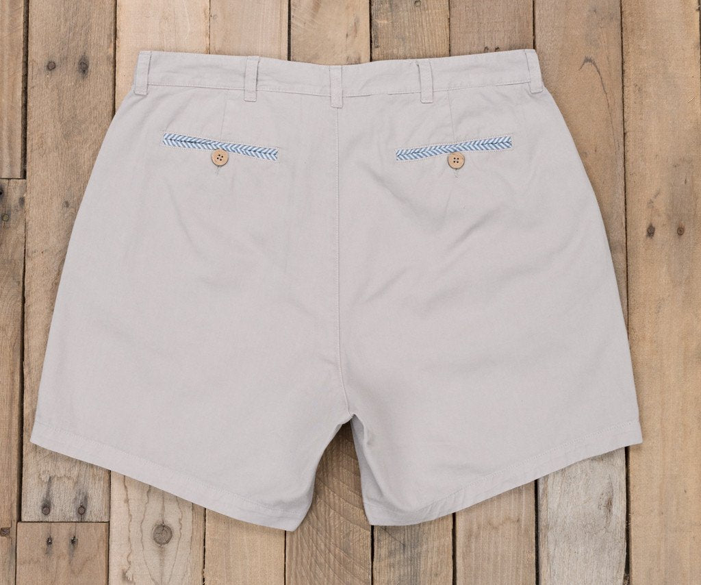 Washed Gray | SEAWASHª Charleston Short | 6in. Flat | Mens Short | Back