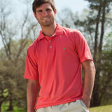 Neon Coral Polo | LS