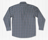 Sage        and        Slate | Bristol Performance Plaid Dress Shirt | Back