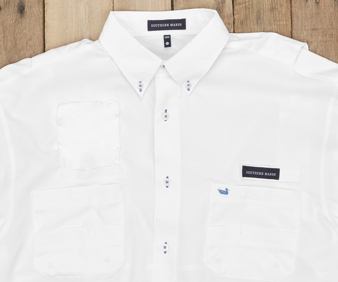 White Cay | Harbor Cay Fishing Shirt | Long Sleeve | Detail