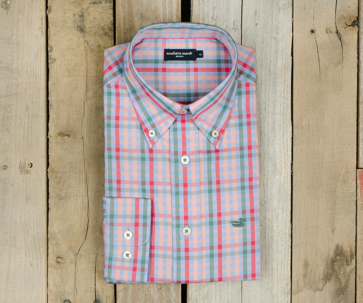 Lilac and Pink | Cumberland Plaid Dress Shirt
