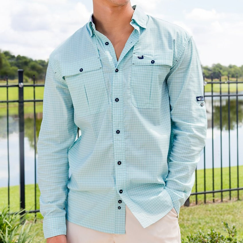 Ocean Green Perdido | Perdido Fishing Shirt | Long Sleeve
