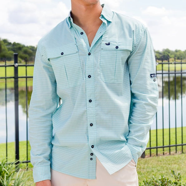 Ocean Green Perdido | Perdido Fishing Shirt | Long Sleeve
