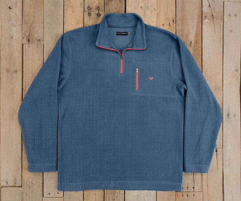 Slate with Coral | FieldTecª Dune Pullover | Essential