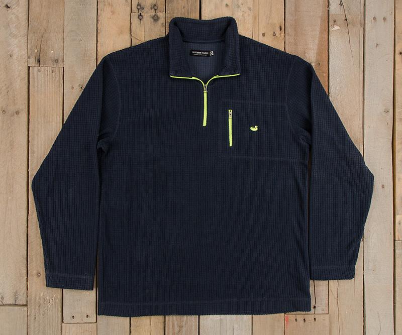 Navy with Electric Lime | FieldTec™ Dune Performance Pullover | Essential Styles