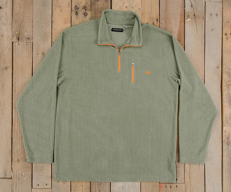 Sandstone with orange | FieldTec™ Dune Performance Pullover | Essential Styles | Front