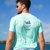 Bimini Green | FieldTec™ Heathered Tee | Trademark | Lifestyle | Back