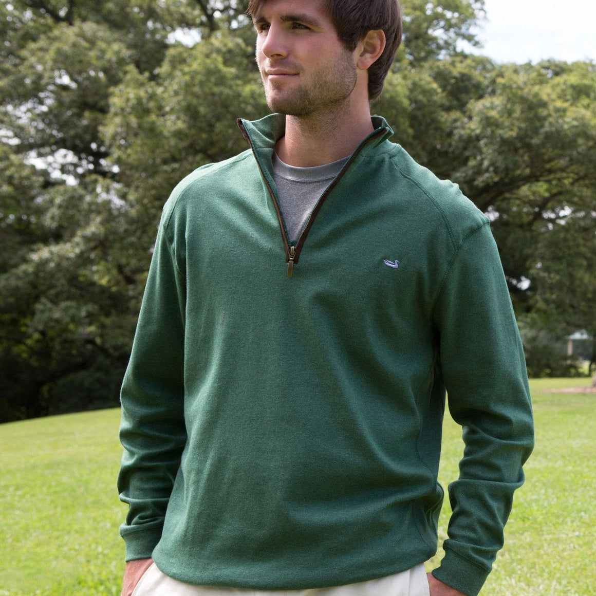 Washed Dark Green | LS