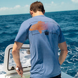 Oxford Blue | FieldTec™ Heathered Tee | Gradient Scales | LS
