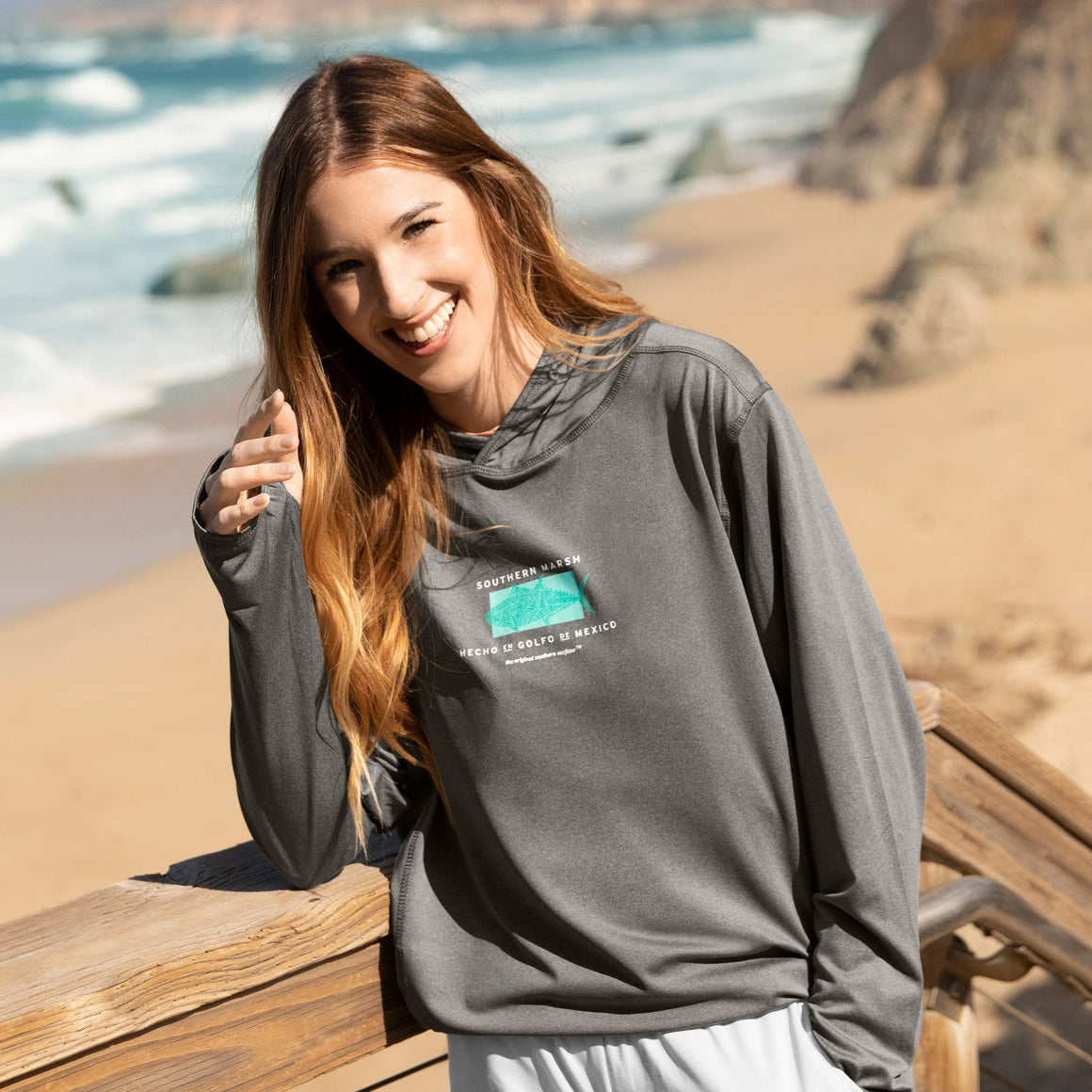 Light Gray | FieldTec™ Featherlight Hoodie | Made in the Gulf | LS