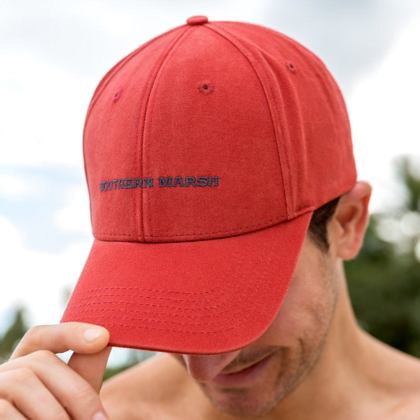 Washed Red | Traditions Washed Hat by Southern Marsh