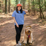 Washed Coral Hat with Navy Duck | LS