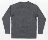 Midnight Gray | Hearth French Terry Long Sleeve Tee | Long Sleeve Lounge Shirt