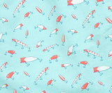 Antigua Blue with lures | Hannover Pastimes Boxer | Detail