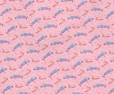 Pink with wahoo | Savannah Pastimes Lounge Pant | Detail