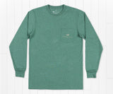 Washed Hunter Green | Conifer Christmas Tee | Long Sleeve | Front