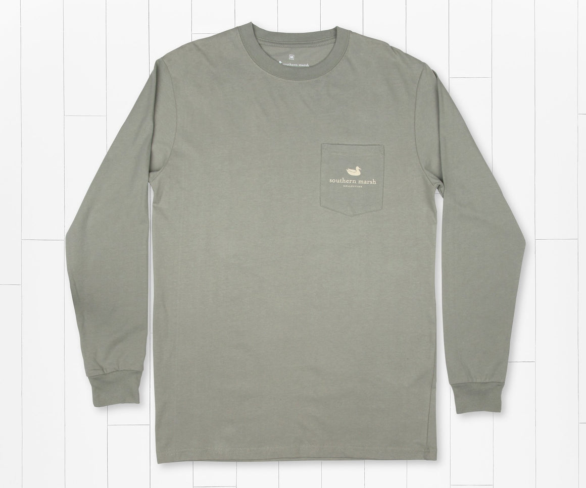 Bay Green | Circle Catch Tee | Long Sleeve T-Shirt | Light Outdoors Shirt | Southern Fishing