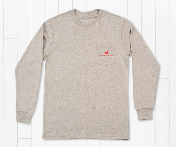 Washed Burnt Taupe | Endless Weekend Tee | Long Sleeve T-Shirt | Outdoors Southern Shirt