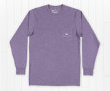 Washed Iris | Origins Crosscut Tee | Long Sleeve | Front