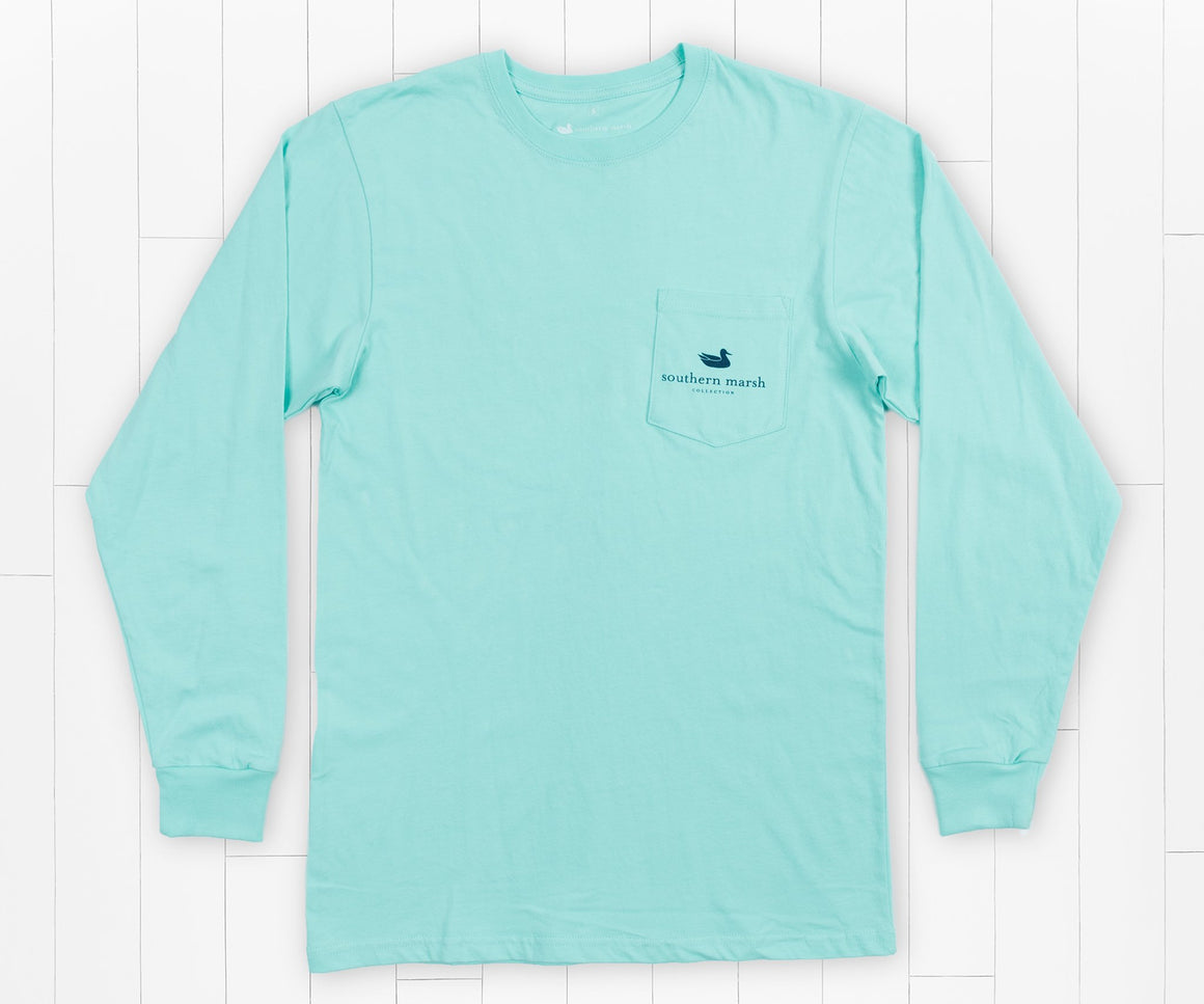 Antigua Blue | Backroads Collection Tee | Alabama | Long Sleeve