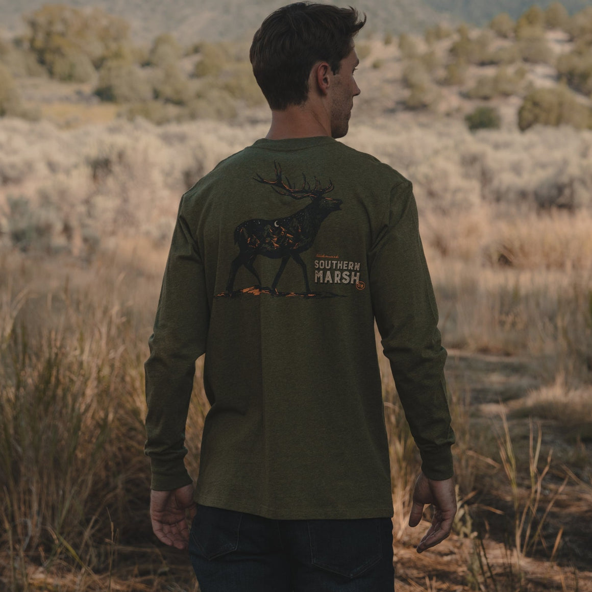 Washed  Dark Green | LS