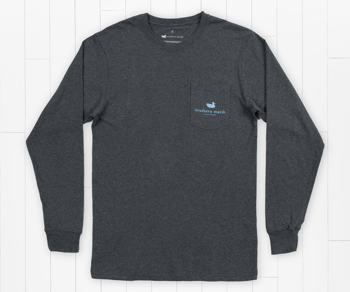 Midnight Gray | Ski Trip Tee | Long Sleeve | Front