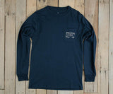 Navy | Authentic Heritage Tee | Alabama | Long Sleeve | Front
