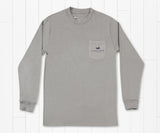 Dark Gray | Vintage Tag Tee | Anchor | Long Sleeve T-Shirt | Soft Southern Vintage