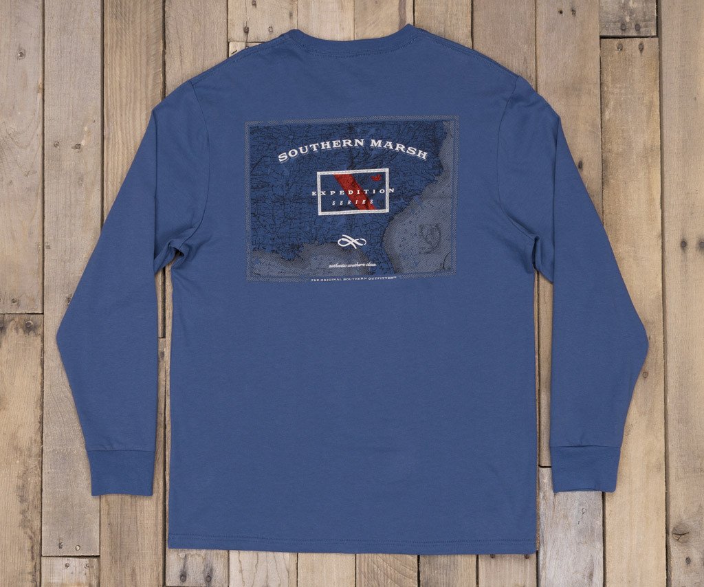 Bluestone | Expedition Series Tee | Flag | Long Sleeve