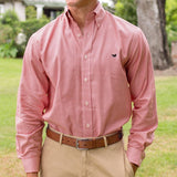 Red Houndstooth with Black Duck | LS