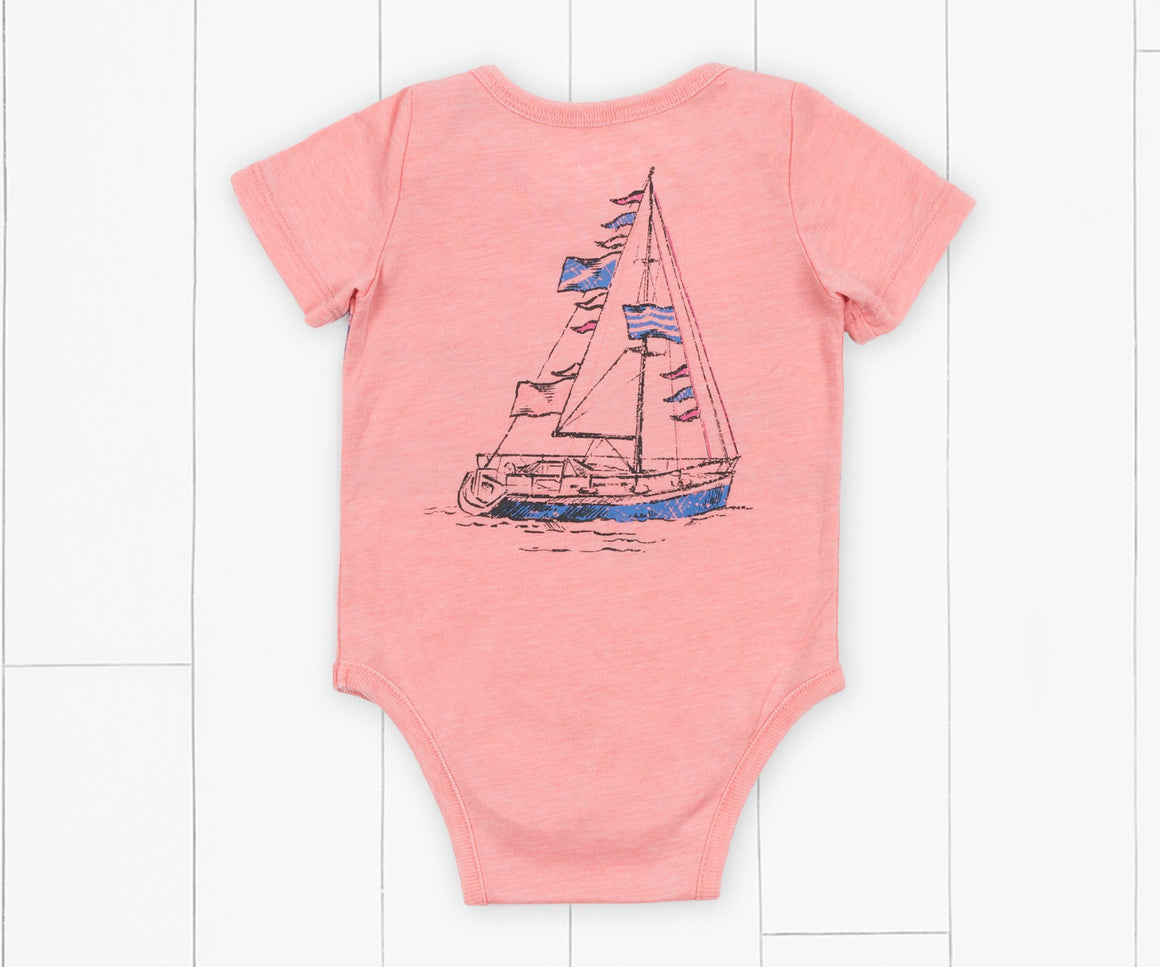 SEAWASH Coral | SEAWASH™ Snap Onesie | Spring Break