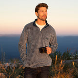Navy and Tan | Arapaho Fleece Pullover