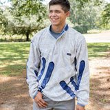 Gray and Navy | Aspen Backcountry Pullover