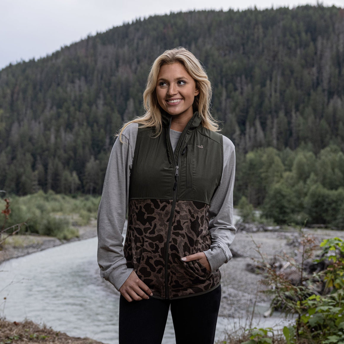 Brown Camo | Billings FieldTec™ Vest | Lifestyle | Front