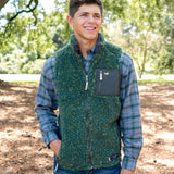 Dark Green and Mustard | Blue Ridge Sherpa Vest
