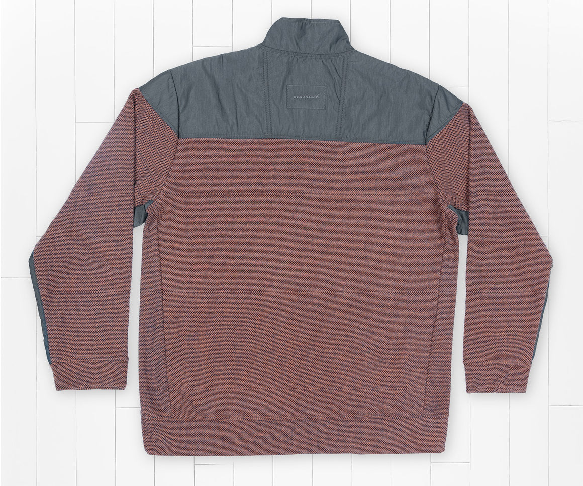 Burnt  Orange | Barton Vintage Pullover | Back