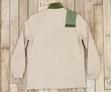 Burnt Taupe Heather | Carlyle Sporting Pullover | Heather | Back