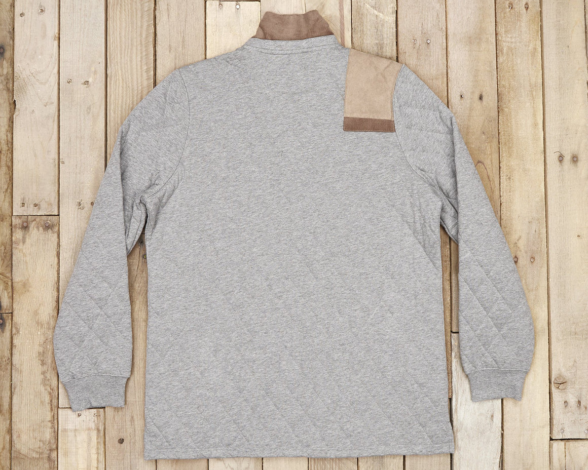 Washed Gray Heather | Carlyle Sporting Pullover | Heather | Back