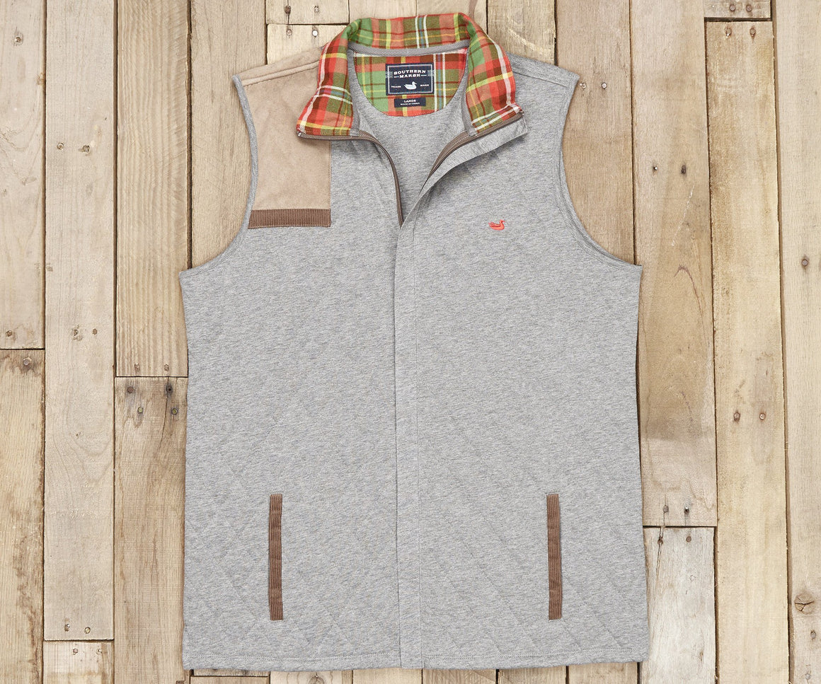 Washed Gray Heather | Carlyle Sporting Vest | Heather