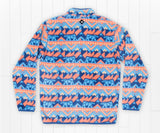 Navy and Peach | Fairbanks Pullover | Back