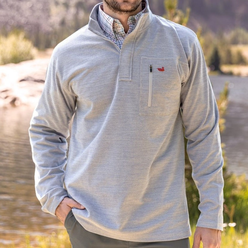 Light  Gray | FieldTec™ Contour Pullover | Front