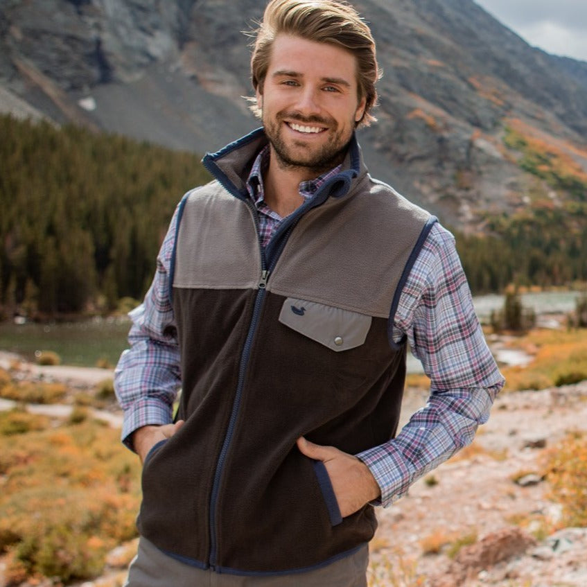 Navy | FieldTec™ Snap Fleece Vest