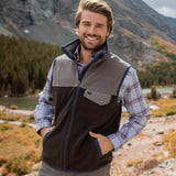 Navy | FieldTec™ Snap Fleece Vest