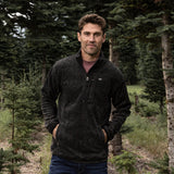 Midnight  Gray and Light Gray | Gunnison Fleece Pullover | Lifestyle