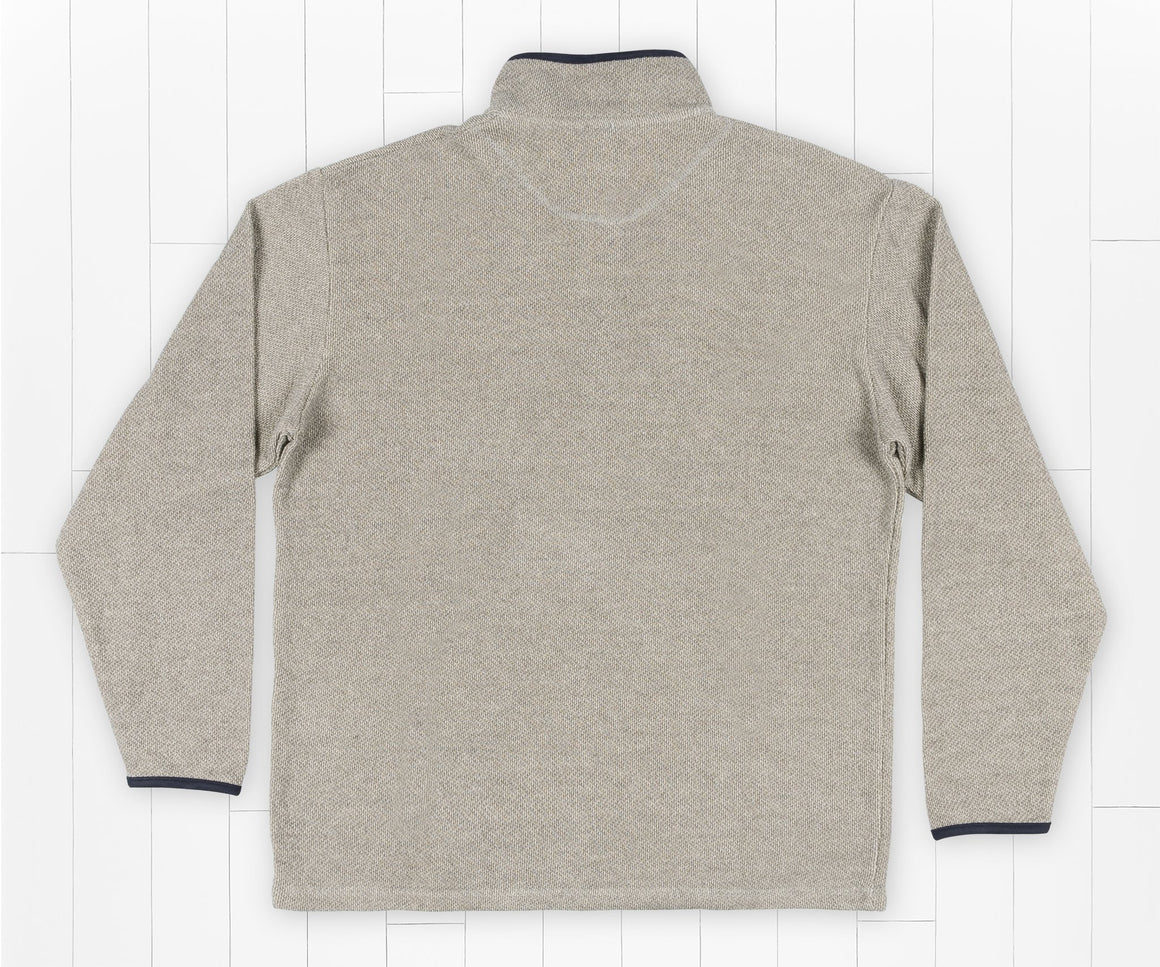Midnight Gray Knit | Junction Knit Pullover | Back