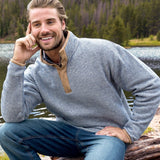 Washed Navy Knit | Junction Knit Pullover