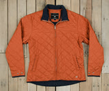 Burnt Orange Quilt | Marshall Quilted Jacket | Front
